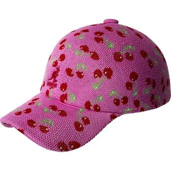 Cap išlenkta pink adjustable strap Kangol
