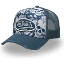 czapka-trucker-niebieska-print02-von-dutch