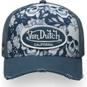 kepure-islenkta-melyna-snapback-print02-von-dutch