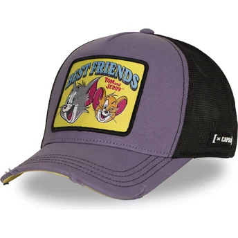 Cap išlenkta violet snapback Tom and Jerry Looney Tunes Capslab