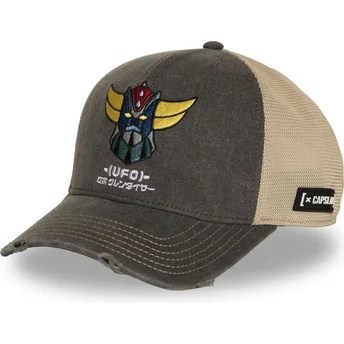 Kepurė išlenkta pilka snapback GOL7 GOLB Grendizeris Robot Grendizer Capslab