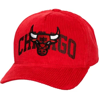 Kepurė išlenkta raudona snapback Arch Stamp Pro Chicago Bulls NBA Mitchell & Ness