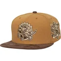 kepure-plokscia-ruda-reguliuojamas-coffee-strapback-toronto-raptors-nba-mitchell-ness