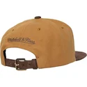 kepure-plokscia-ruda-reguliuojamas-coffee-strapback-toronto-raptors-nba-mitchell-ness