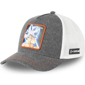 Kepurė išlenkta pilka snapback Ultra Instinct DBS8 GOKB Son Goku Dragon Ball Capslab