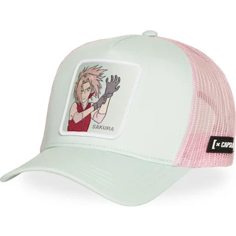 Cap išlenkta green snapback Sakura Haruno Naruto Capslab