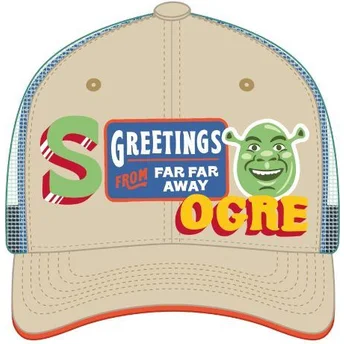 Cap išlenkta beige snapback Shrek Shrek Capslab