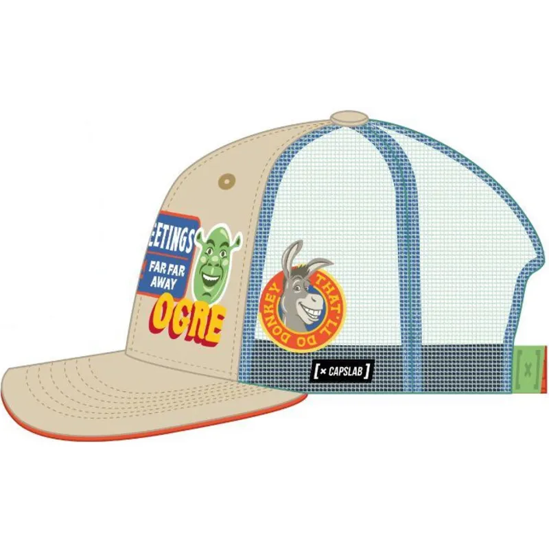 cap-islenkta-beige-snapback-shrek-shrek-capslab cap-islenkta-beige-snapback-shrek-shrek-capslab