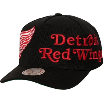 Cap išlenkta black snapback Busted Pro Detroit Red Wings NHL Mitchell & Ness