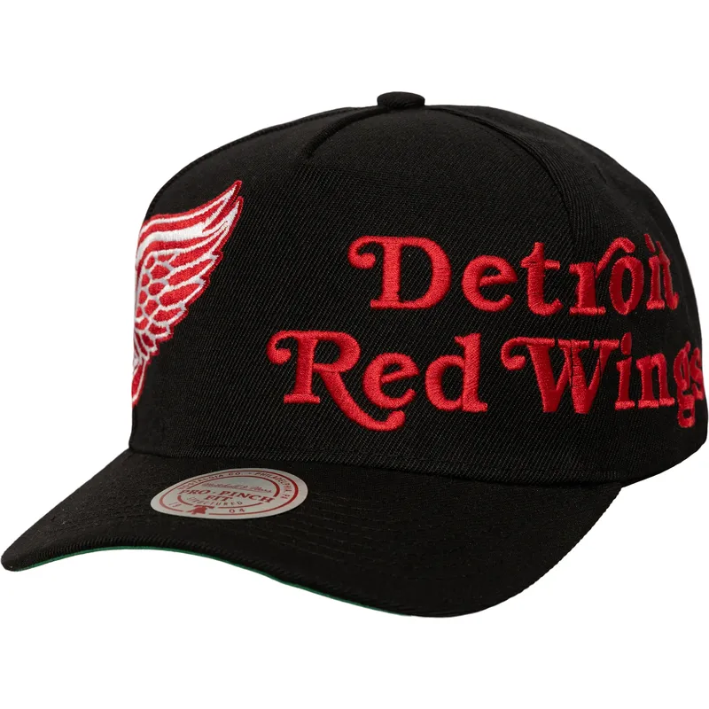 cap-islenkta-black-snapback-busted-pro-detroit-red-wings-nhl-mitchell-ness
