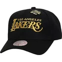 kepure-islenkta-juoda-snapback-pinned-gold-pro-los-angeles-lakers-nba-mitchell-ness