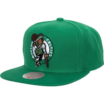Kepurė plokščia žalia snapback Team Ground 2.0 Boston Celtics NBA Mitchell & Ness