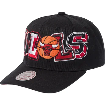 Cap išlenkta black snapback Hyper Type Pro Chicago Bulls NBA Mitchell & Ness