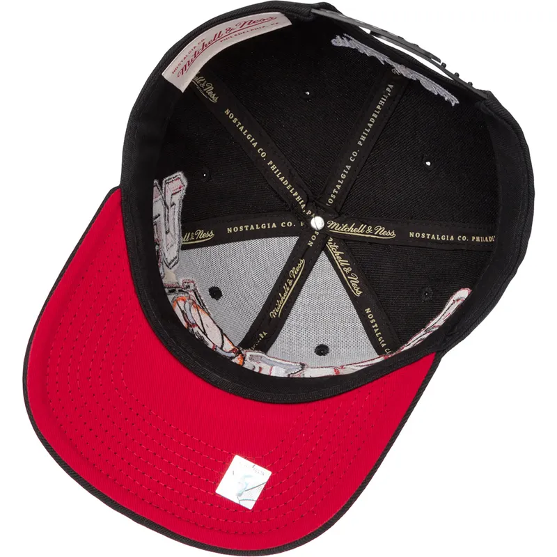 gorra-curva-negra-snapback-hyper-type-pro-de-chicago-bulls-nba-de-mitchell-ness
