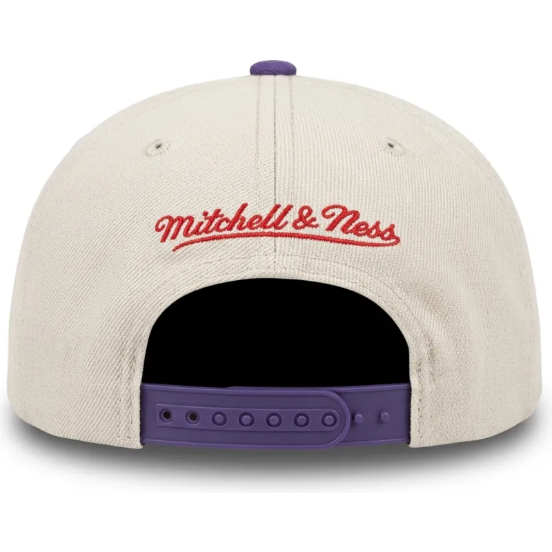 plaska-czapka-fioletowo-bezowa-snapback-across-the-board-toronto-raptors-nba-mitchell-ness