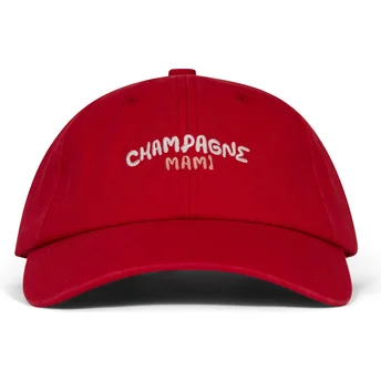 Cap išlenkta red adjustable strap Pica Pica