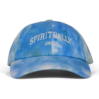 Pica Pica Curved Brim Spiritually Awake Batik Blue Adjustable Cap