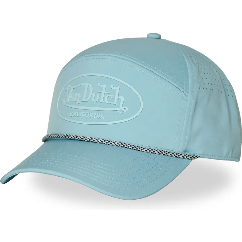 kepure-islenkta-melyna-snapback-cord13-von-dutch