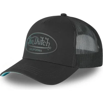 Czapka trucker czarna LOG19 Von Dutch