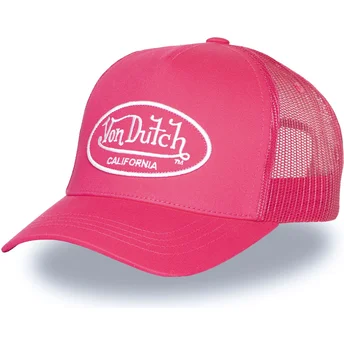 Kepurė išlenkta rožinė snapback LOF B46 Von Dutch
