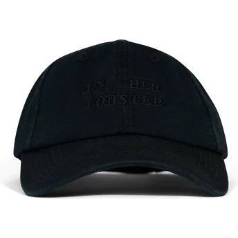 Cap išlenkta black adjustable strap Pica Pica