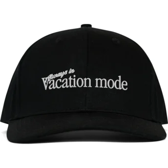 Kepurė išlenkta juoda snapback Vacation Mode Pica Pica