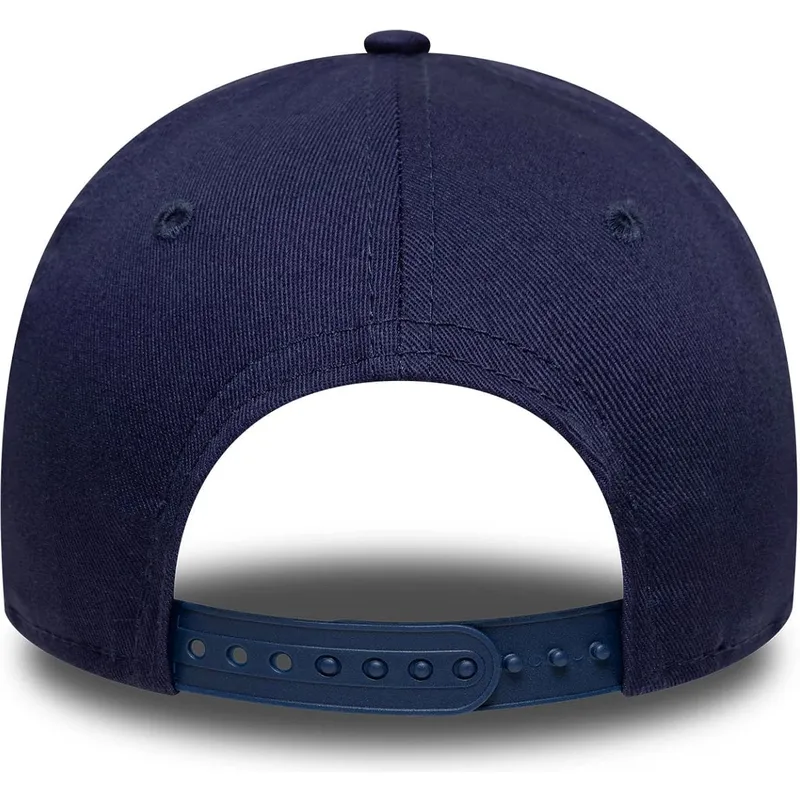 kepure-islenkta-tamsiai-melyna-snapback-vaikams-9forty-m-crown-graphic-fc-barcelona-laliga-new-era