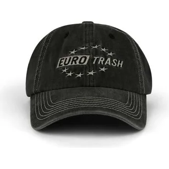 Cap išlenkta black adjustable strap Pica Pica