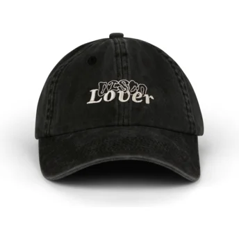 Kepurė išlenkta juoda reguliuojama juostelė Disco Lover Distressed Washed Pica Pica