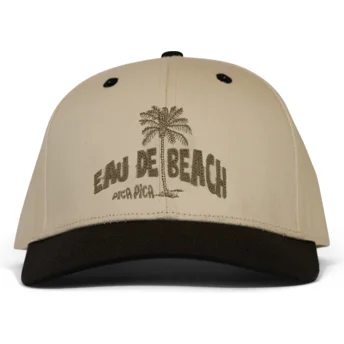 Cap išlenkta beige snapback Eau Beach Pica Pica