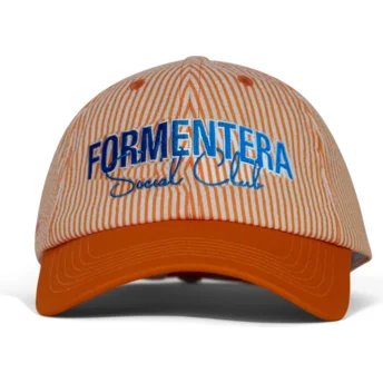 Gorra curva naranja ajustable Formentera Social Club 1 Searsucker de Pica Pica