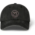 kepure-islenkta-juoda-reguliuojamas-smiley-washed-pica-pica
