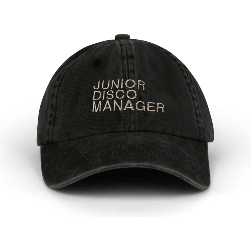 gorra-curva-negra-ajustable-junior-disco-manager-washed-de-pica-pica