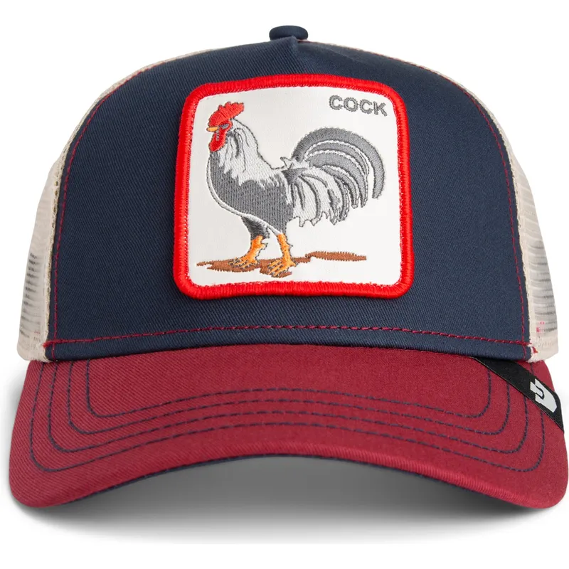 kepure-islenkta-vilkikas-tamsiai-melyna-snapback-gallo-all-american-rooster-the-farm-de-goorin-bros