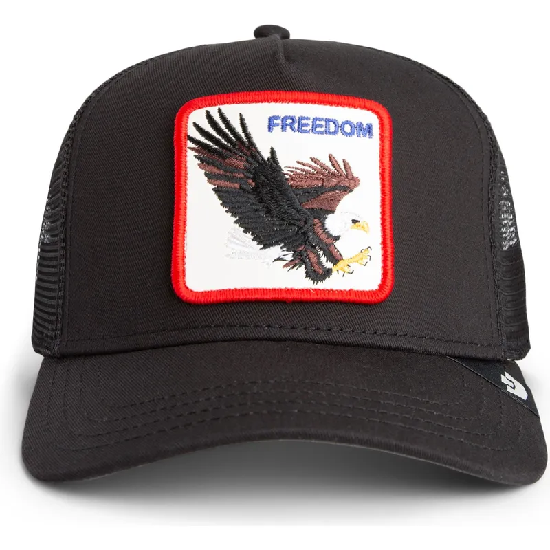 czapka-trucker-czarna-orzel-freedom-od-goorin-bros