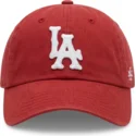 kepure-islenkta-raudona-reguliuojamas-archive-los-angeles-dodgers-mlb-american-needle
