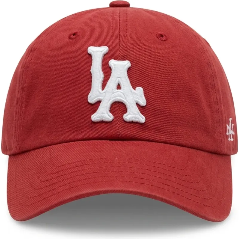 kepure-islenkta-raudona-reguliuojamas-archive-los-angeles-dodgers-mlb-american-needle