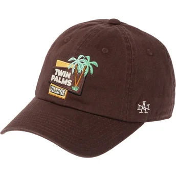 Kepurė išlenkta ruda reguliuojamas Twin Palms Village Ballpark American Needle