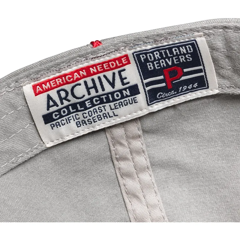 kepure-islenkta-pilka-reguliuojama-juostele-archive-portland-beavers-milb-american-needle