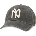 kepure-islenkta-juoda-reguliuojama-juostele-archive-new-york-black-yankees-mlb-american-needle