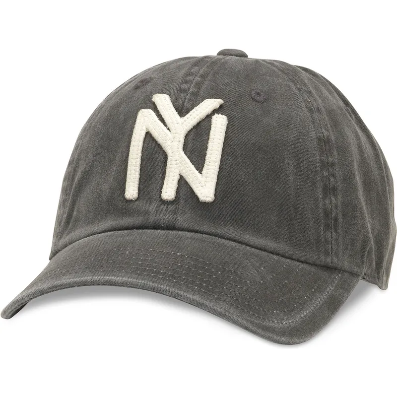 kepure-islenkta-juoda-reguliuojamas-archive-new-york-black-yankees-mlb-american-needle