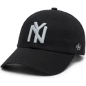 cap-islenkta-black-adjustable-strap-ballpark-new-york-black-yankees-mlb-american-needle