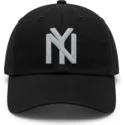 cap-islenkta-black-adjustable-strap-ballpark-new-york-black-yankees-mlb-american-needle