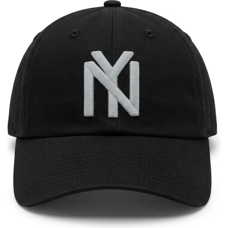 kepure-islenkta-juoda-reguliuojama-juostele-ballpark-new-york-black-yankees-mlb-american-needle