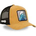 cap-islenkta-brown-snapback-handy-smurf-the-smurfs-capslab