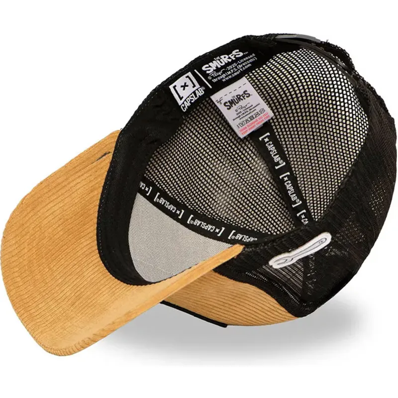 capslab-handy-smurf-smu-handy-the-smurfs-brown-and-black-trucker-hat