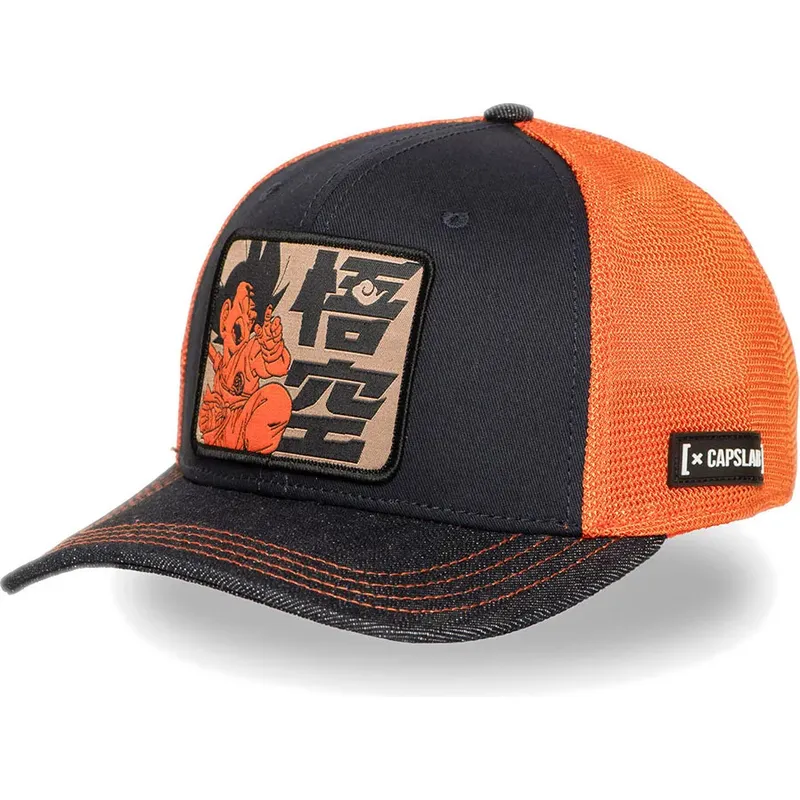 cap-islenkta-blue-snapback-son-goku-dragon-ball-capslab