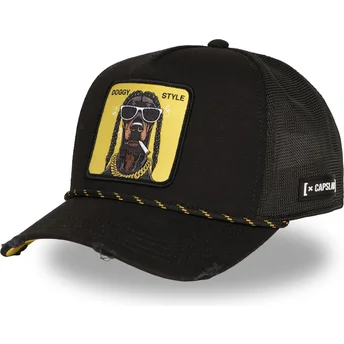 Cap išlenkta black snapback Hip Hop Dogz Capslab