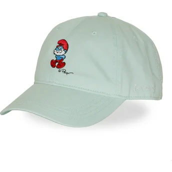 Kepurė išlenkta žalia reguliuojamas SMU2 PAPB Tėvas Smurfas Smurfai Capslab