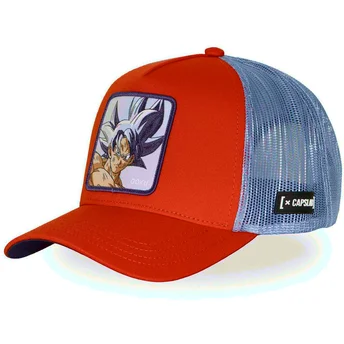 Czapka trucker pomarańczowa Son Goku Ultra Instinct DBS8 ULTB Dragon Ball od Capslab